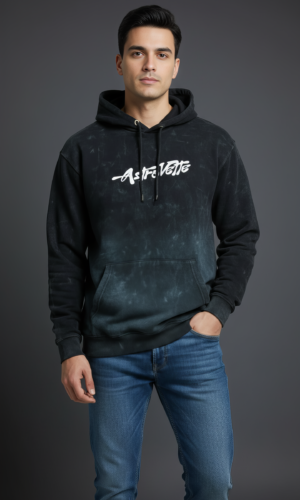 Unisex Ombre Midnight Ash Hoodie