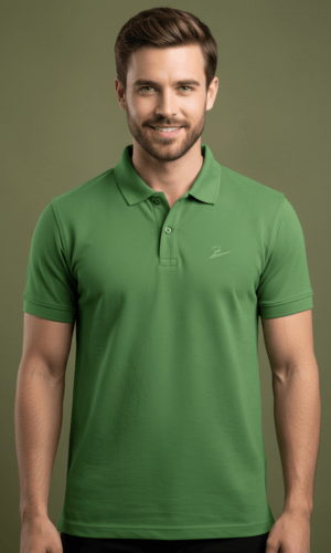 Forest Moss Polo T-Shirt