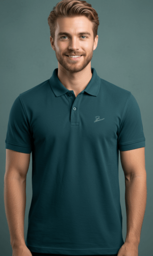 Pine Leaf Polo T-Shirt