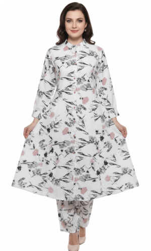 Seoul Blossom Kurti Set